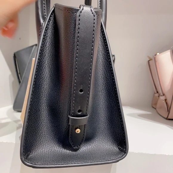 Michael Kors Avril Small Top-Zip Satchel in black - Picture 2 of 6